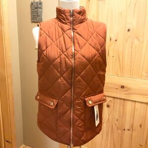 Ladies Reversible Puffer Vest Size Small NWT